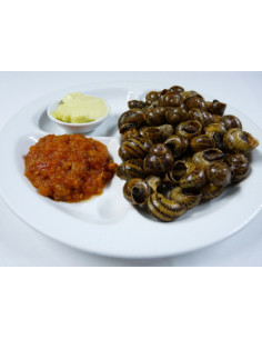 Caracoles a la llauna de Restaurant Can Saló