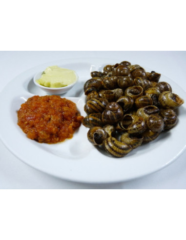 Caracoles a la llauna de Restaurant Can Saló