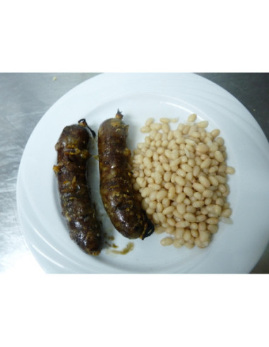 Butifarra negra con alubias de Restaurant Can Saló